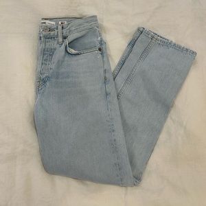 RE/DONE Denim Light Wash Jeans